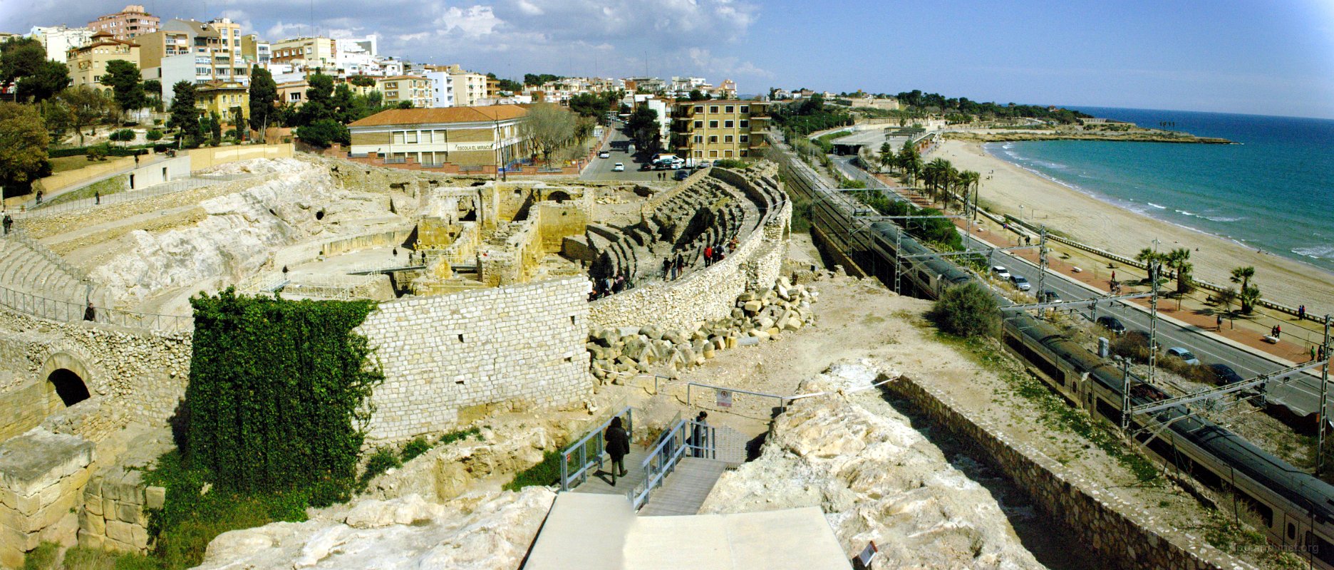 Ancient Tarragona panorama