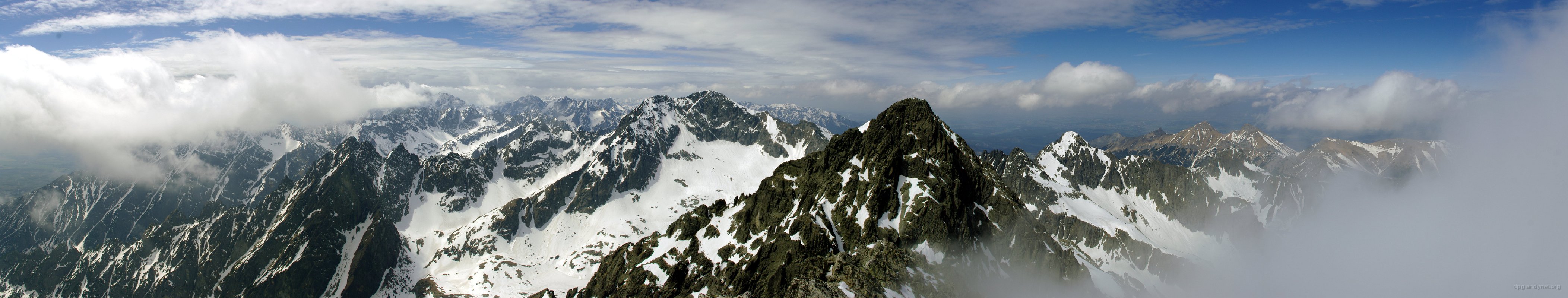 Panorama from Lomnický štít