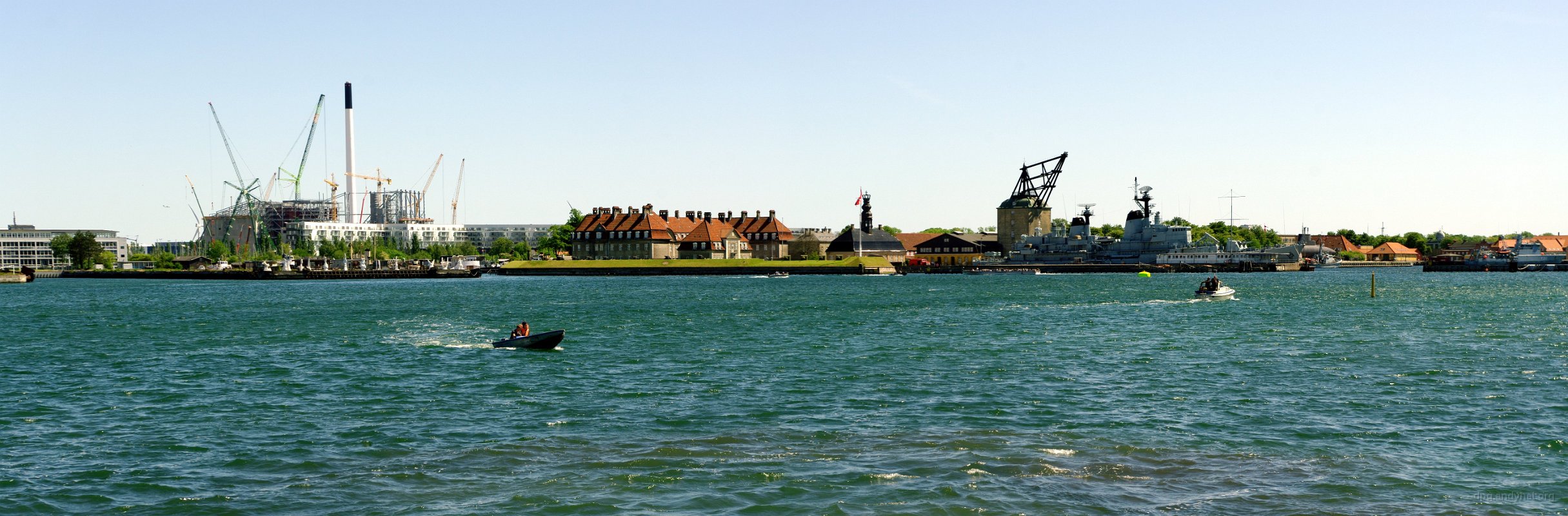 Navy Denmark in the port of Copenhagen