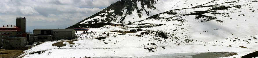 Skalnaté pleso  Slovensko: Vysoké Tatry: Skalnaté pleso : Panorama, Slovensko, Горы