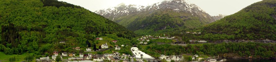 Norway: Hellesylt panorama  Норвегия: Панорама Хеллесилта : Panorama, Sea, Море, Norway