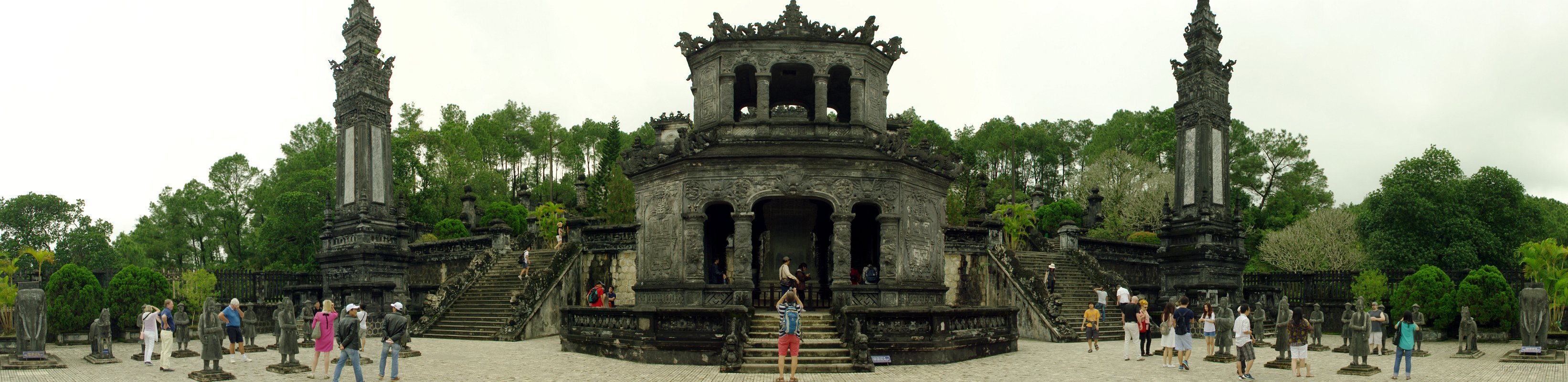 Khải Định tomb panorama