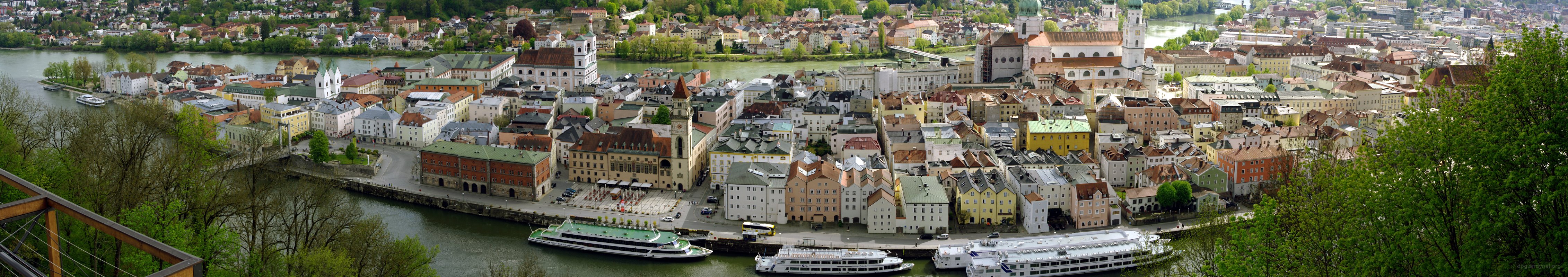 Die Altstadt Passaus an der Donau