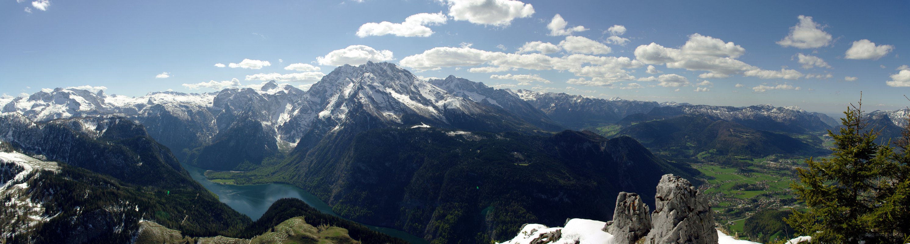 Watzmannmassiv panorama