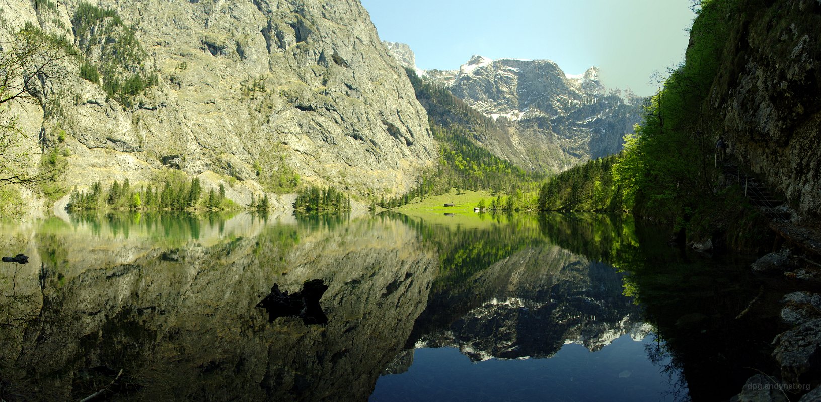 Der Obersee im Berchtesgadener Land