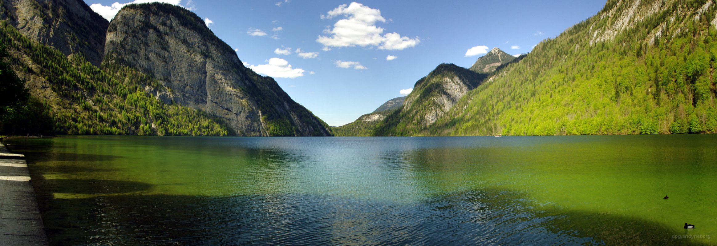 Königsseepanorama in nördlicher Richtung