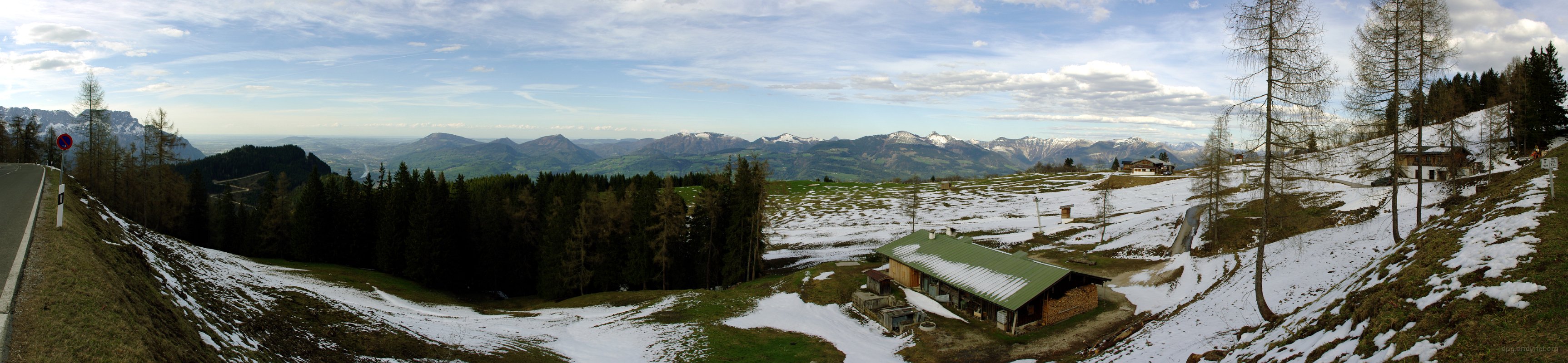 Rossfeld bei Berchtesgaden Panorama