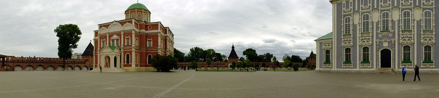 Панорама центральной площади Тульского кремля : Тула, Kremlin, Temple, Panorama