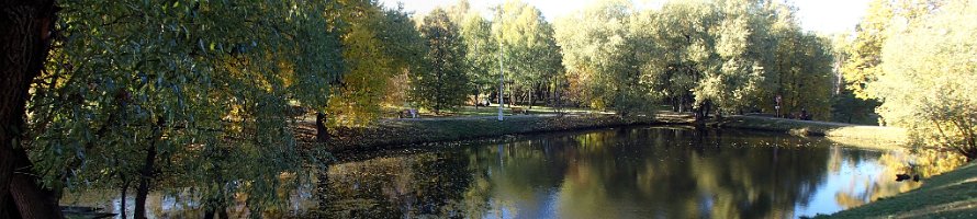 3-й Воронцовский пруд : Moscow, Москва, Lake, Panorama